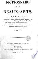 Dictionnaire des beaux-arts, 1