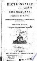 Dictionnaire des commençans,