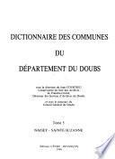 Dictionnaire des communes du département du Doubs: Naisey-Sainte-Suzanne