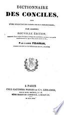 Dictionnaire des conciles
