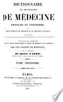 Dictionnaire des dictionnaires de médecine français et étrangers...