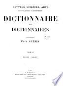 Dictionnaire des dictionnaires