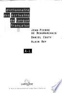 Dictionnaire des écrivains de langue française