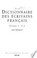 Dictionnaire des écrivains français