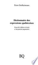 Dictionnaire des expressions québécoises