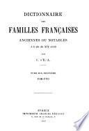 Dictionnaire des familles françaises anciennes ou notables à la fin du XIXe siècle: For-Gau