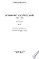 Dictionnaire des indépendants
