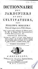 Dictionnaire des jardiniers et des cultivateurs