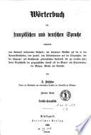 Dictionnaire des langues française et allemande