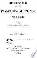 Dictionnaire Des Langues Francaise Et Allemande