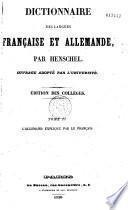 Dictionnaire des langues française et allemande