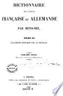 Dictionnaire Des Langues Francaise Et Allemande