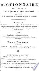 Dictionnaire des langues françoise & allemande