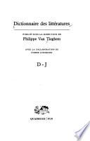 Dictionnaire des littératures