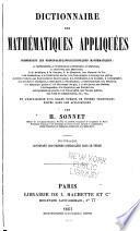 Dictionnaire des mathématiques appliquées