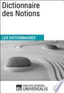 Dictionnaire des Notions