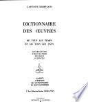 Dictionnaire des oeuvres de tous les temps et de tous les pays