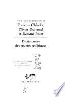 Dictionnaire des oeuvres politiques