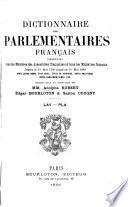 Dictionnaire des parlementaires français