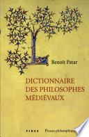 Dictionnaire des philosophes médiévaux