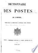 Dictionnaire des postes de l'empire, pub. par la Direction générale des postes