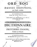 Dictionnaire des proverbes danois