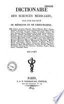 Dictionnaire des sciences médicales