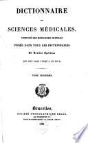 Dictionnaire des sciences médicales