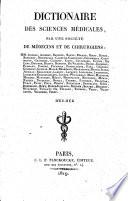 Dictionnaire des sciences médicales