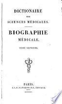 Dictionnaire des sciences médicales