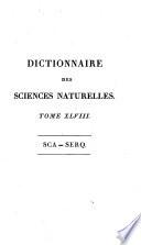 Dictionnaire des sciences naturelles