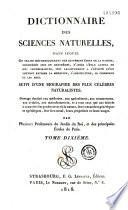 Dictionnaire des sciences naturelles...