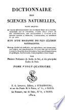 Dictionnaire des sciences naturelles,