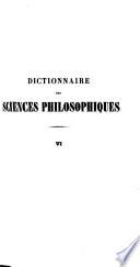 Dictionnaire des sciences philosophiques