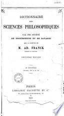 Dictionnaire des sciences philosophiques