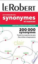 Dictionnaire des Synonymes et nuances