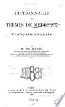 Dictionnaire des termes de médecine