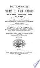 Dictionnaire des termes du vieux françois