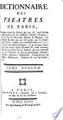 Dictionnaire des théâtres de Paris