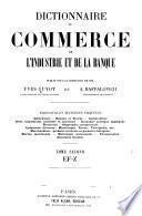 Dictionnaire du commerce: EF-Z