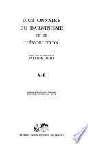 Dictionnaire du darwinisme et de l'évolution