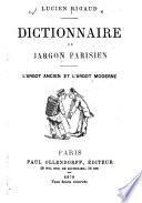 Dictionnaire du jargon parisien