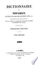 Dictionnaire du notariat