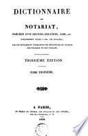 Dictionnaire du notariat