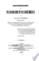 Dictionnaire du patois du pays de Bray