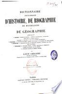 Dictionnaire encyclopédique d'histoire, de biographie, de mythologie et de géographie