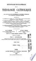 Dictionnaire encyclopédique de la théologie catholique rédigé par les plus savants professeurs et docteurs en théologie de l'Allemagne catholique moderne ...: Syd - Tou