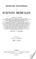 Dictionnaire encyclopédique des sciences médicales