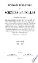 Dictionnaire encyclopédique des sciences médicales