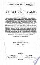 Dictionnaire encyclopédique des sciences médicales